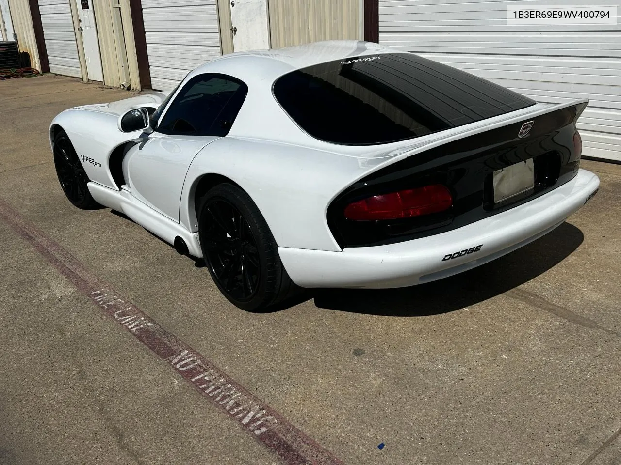 1998 Dodge Viper Gts VIN: 1B3ER69E9WV400794 Lot: 77387894