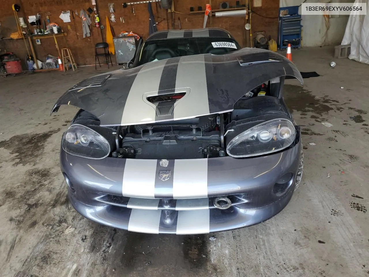 2000 Dodge Viper Gts VIN: 1B3ER69EXYV606564 Lot: 63698564