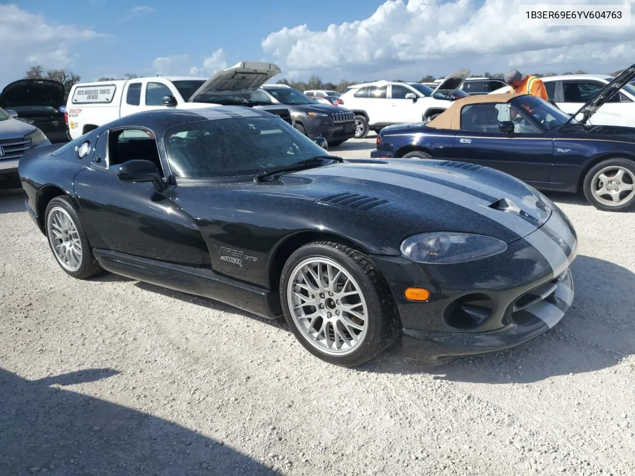 2000 Dodge Viper Gts VIN: 1B3ER69E6YV604763 Lot: 78745874