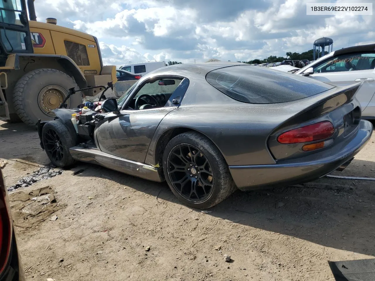 2002 Dodge Viper Gts VIN: 1B3ER69E22V102274 Lot: 61855624