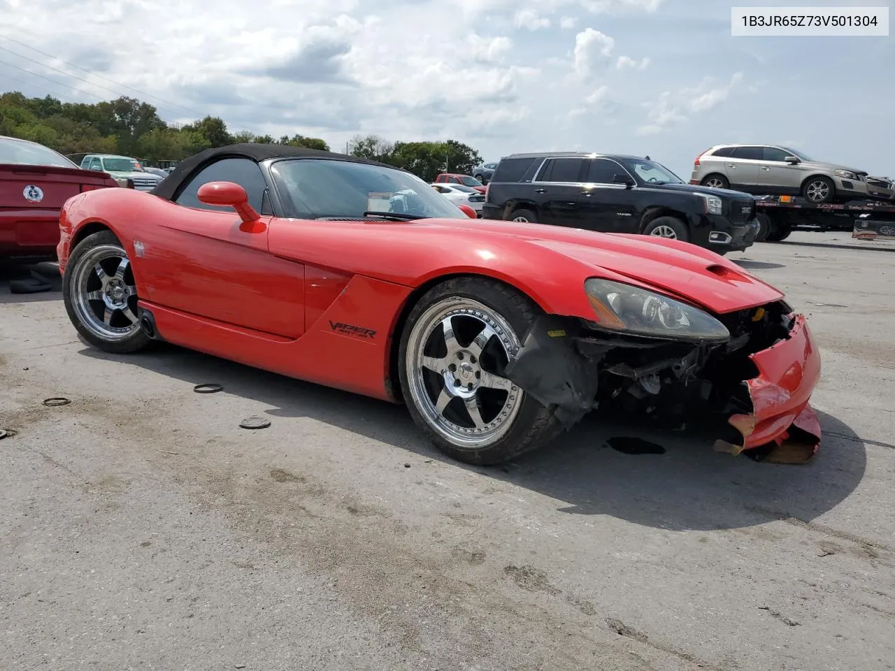 2003 Dodge Viper Srt-10 VIN: 1B3JR65Z73V501304 Lot: 68540834