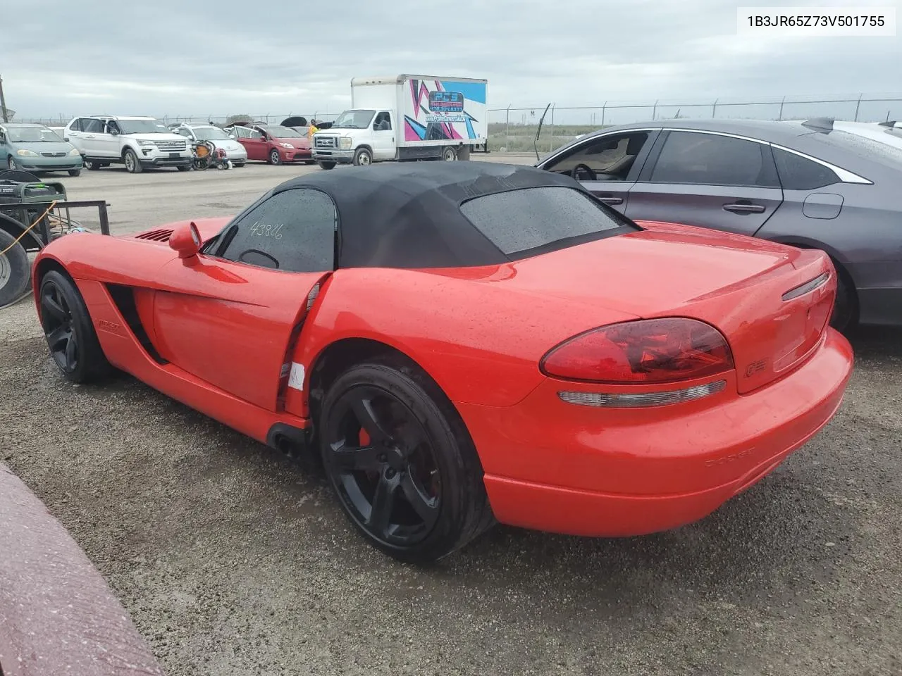 2003 Dodge Viper Srt-10 VIN: 1B3JR65Z73V501755 Lot: 76250344