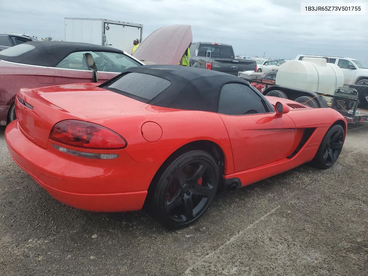 2003 Dodge Viper Srt-10 VIN: 1B3JR65Z73V501755 Lot: 76250344