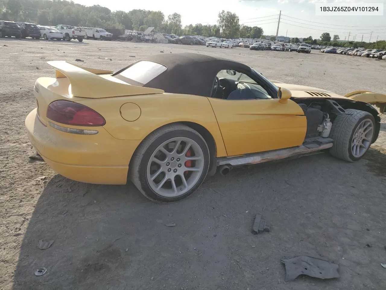 2004 Dodge Viper Srt-10 VIN: 1B3JZ65Z04V101294 Lot: 70462564