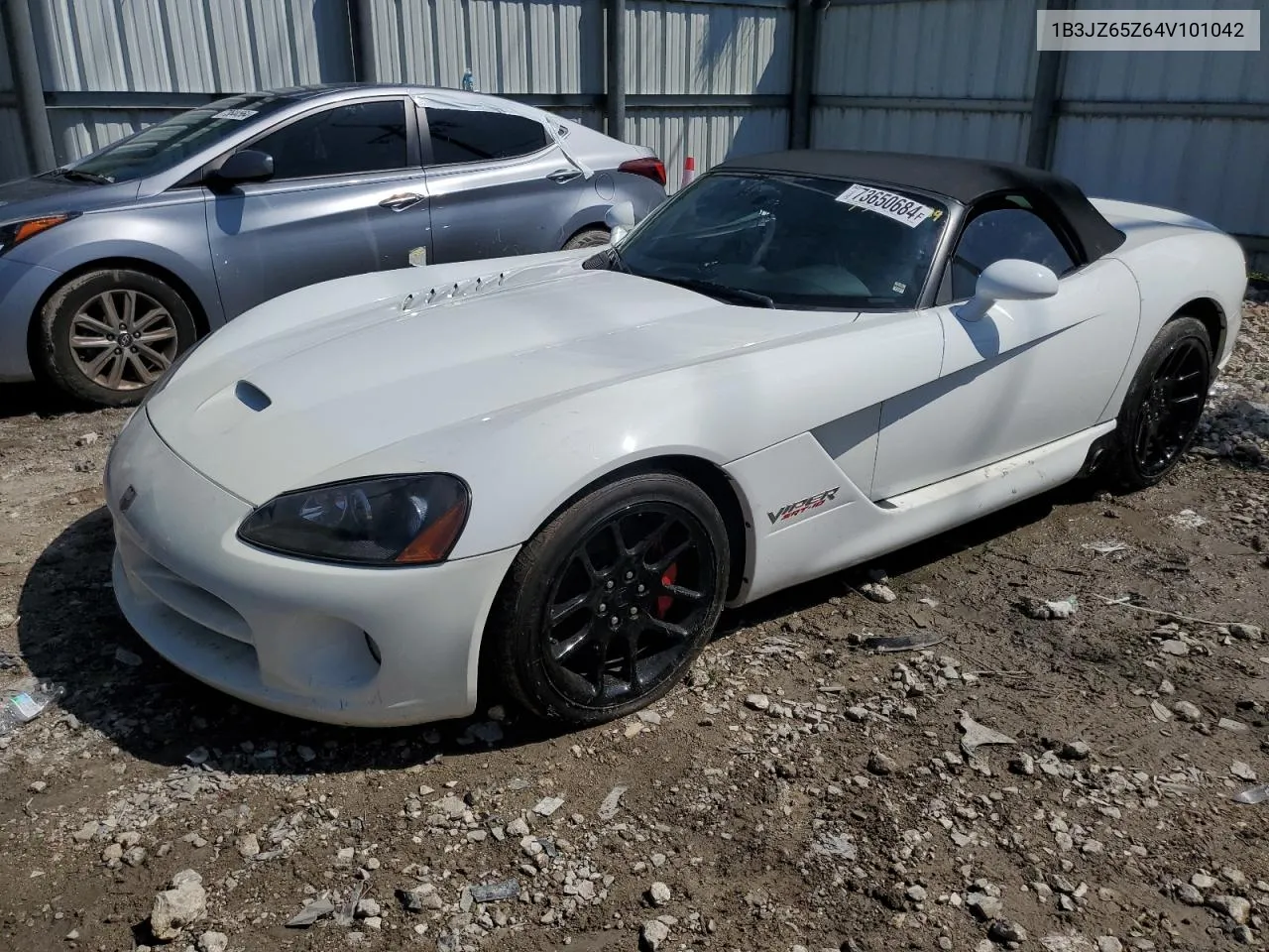 2004 Dodge Viper Srt-10 VIN: 1B3JZ65Z64V101042 Lot: 73650684