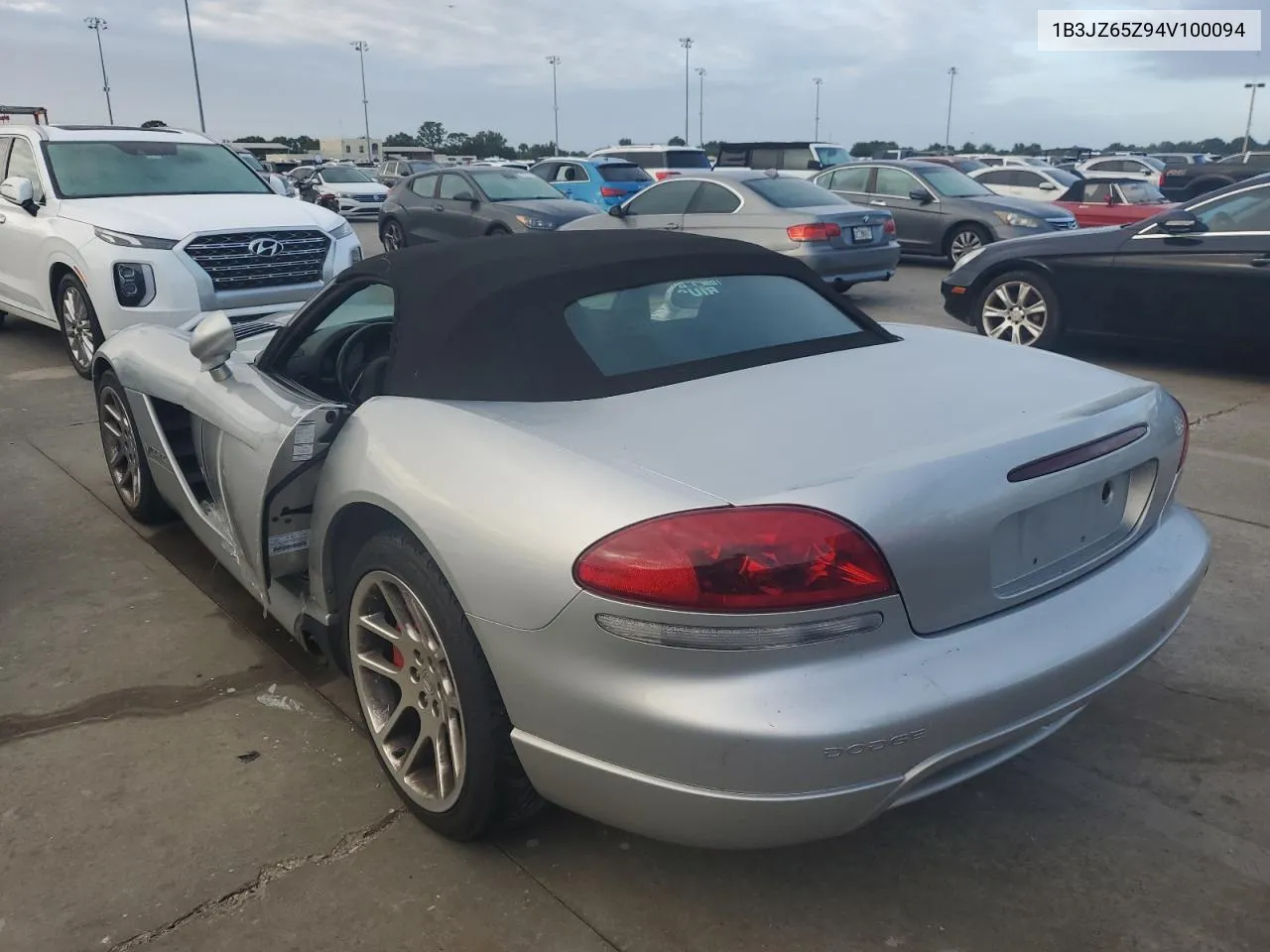 2004 Dodge Viper Srt-10 VIN: 1B3JZ65Z94V100094 Lot: 74979634