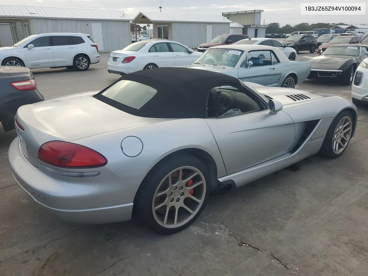 2004 Dodge Viper Srt-10 VIN: 1B3JZ65Z94V100094 Lot: 74979634