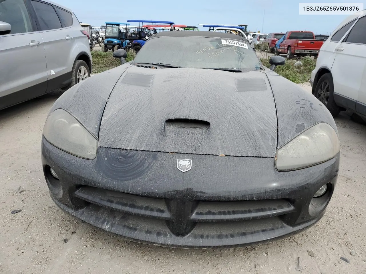 2005 Dodge Viper Srt-10 VIN: 1B3JZ65Z65V501376 Lot: 75501354