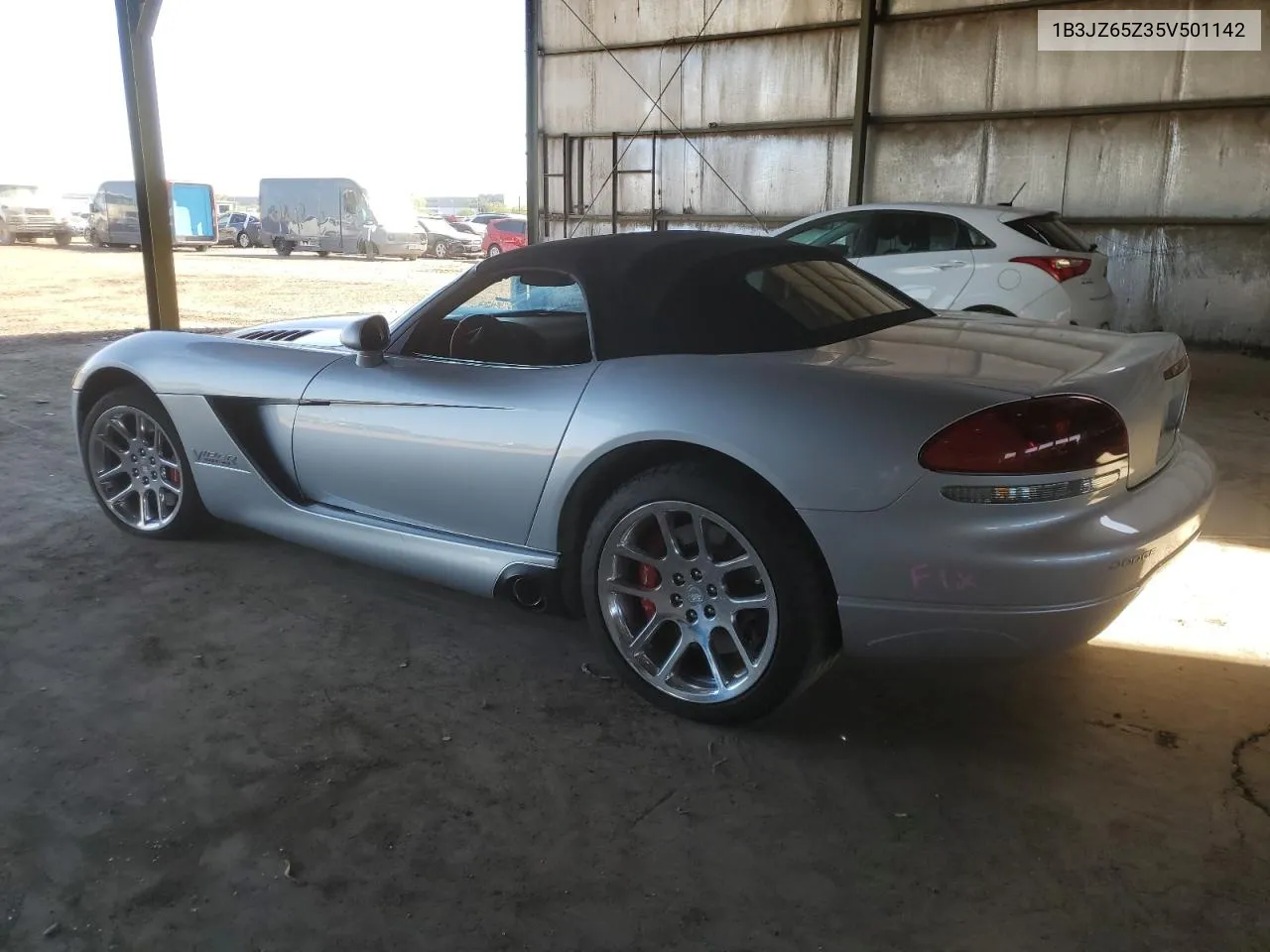 2005 Dodge Viper Srt-10 VIN: 1B3JZ65Z35V501142 Lot: 77579284