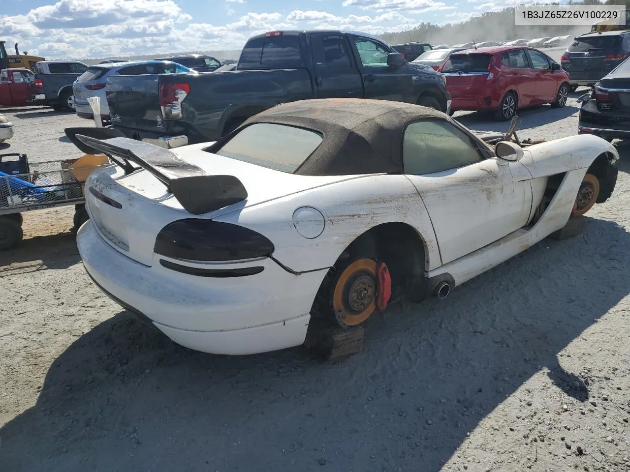 2006 Dodge Viper Srt-10 VIN: 1B3JZ65Z26V100229 Lot: 75534774