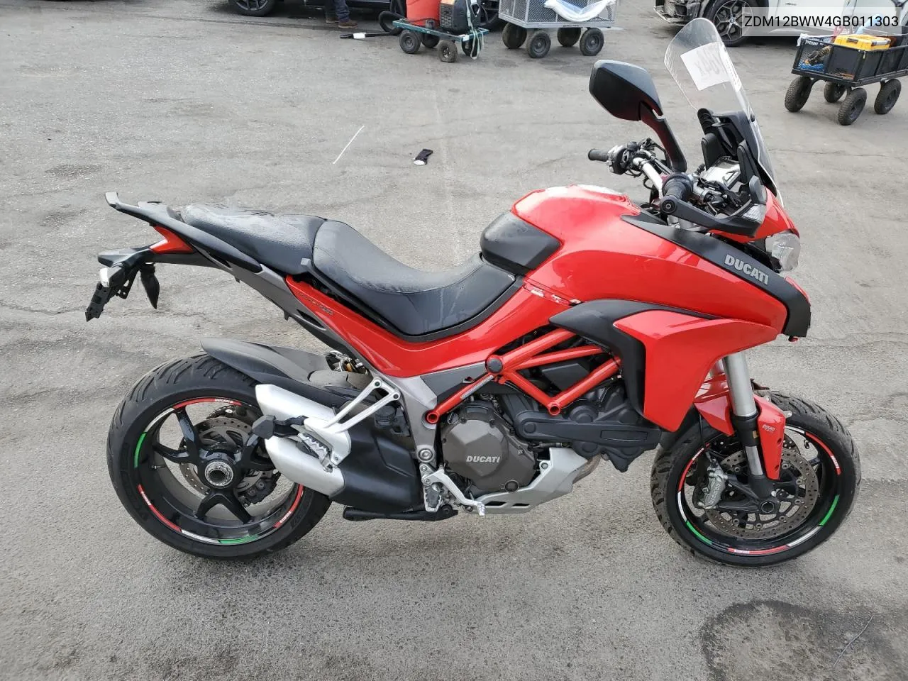 2016 Ducati Multistrada 1200 VIN: ZDM12BWW4GB011303 Lot: 76407784