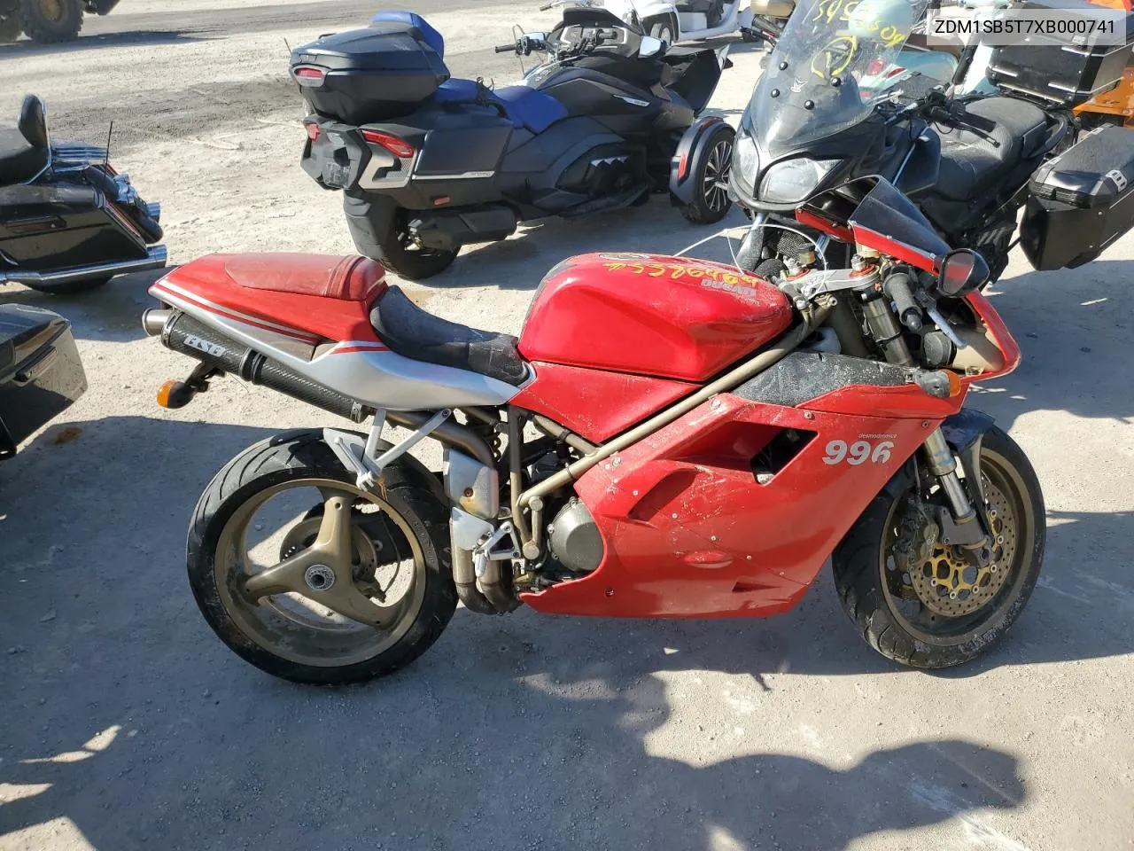 1999 Ducati 996 S VIN: ZDM1SB5T7XB000741 Lot: 75586464