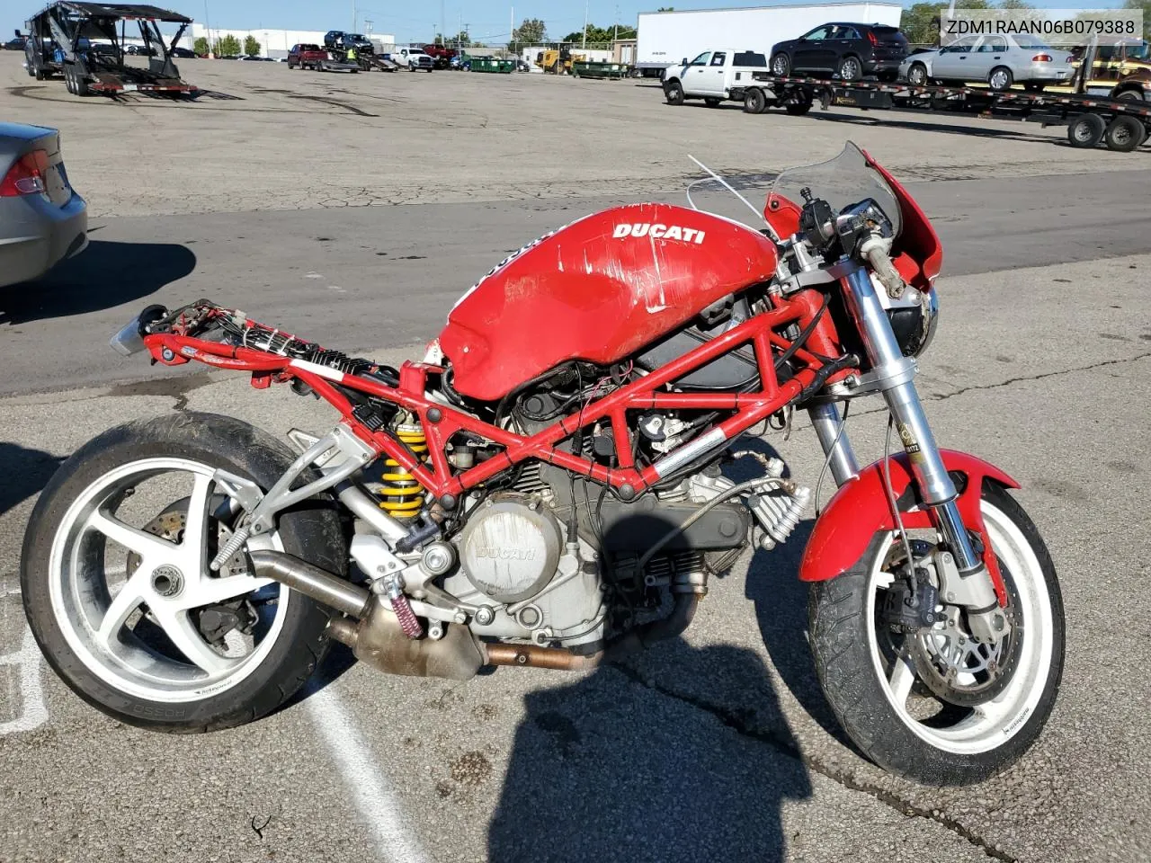 2006 Ducati Monster S2R VIN: ZDM1RAAN06B079388 Lot: 74226224