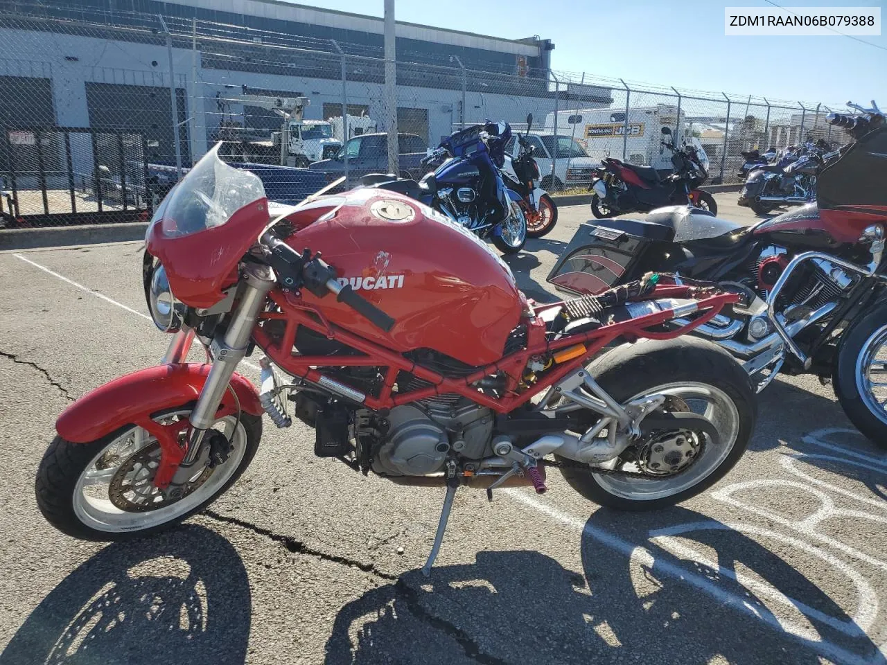 2006 Ducati Monster S2R VIN: ZDM1RAAN06B079388 Lot: 74226224