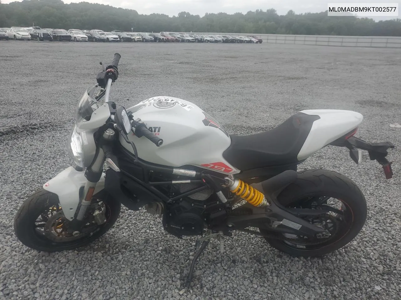 ML0MADBM9KT002577 2019 Ducati Monster 797+