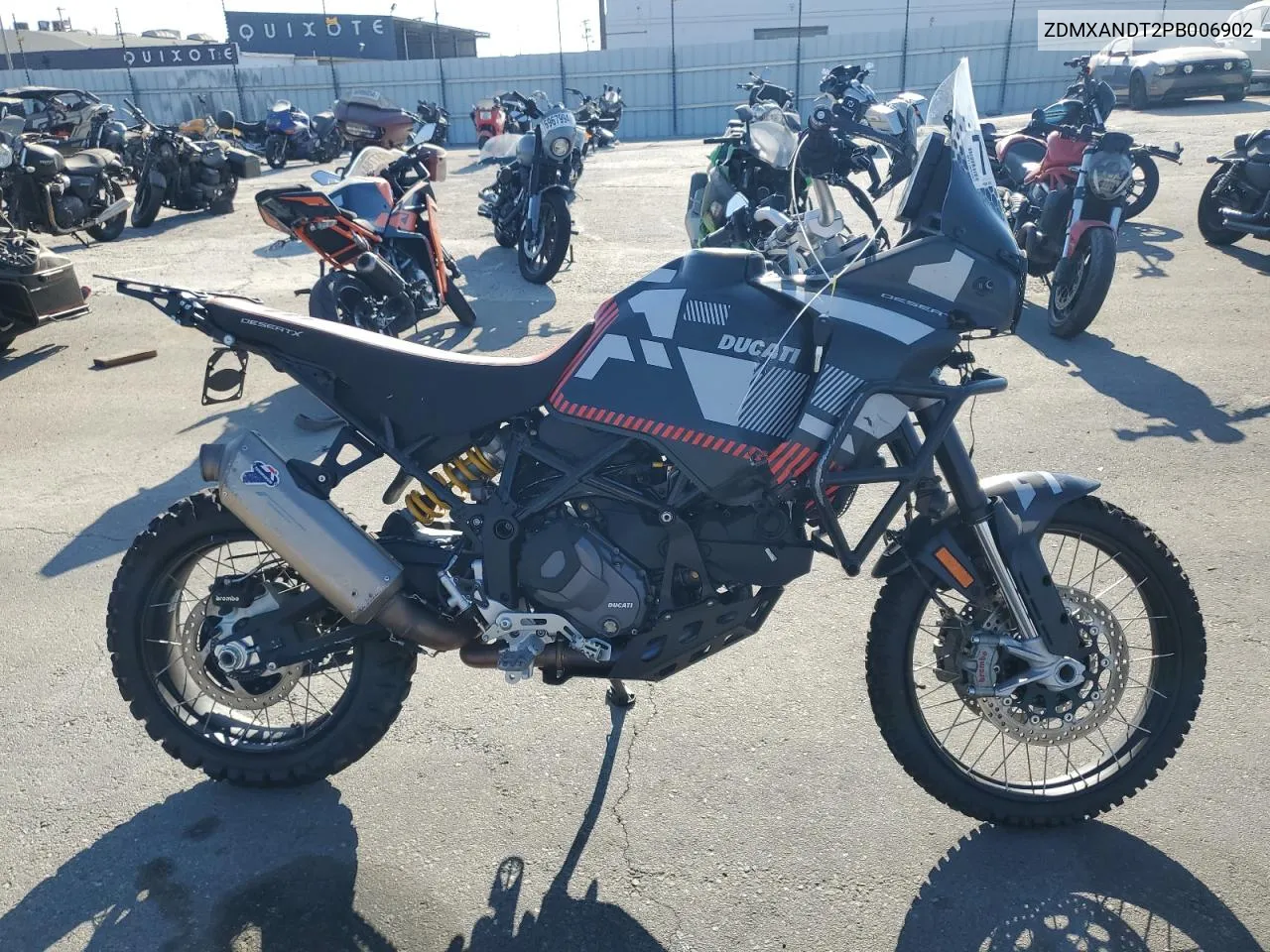 2023 Ducati Desert X VIN: ZDMXANDT2PB006902 Lot: 78041914