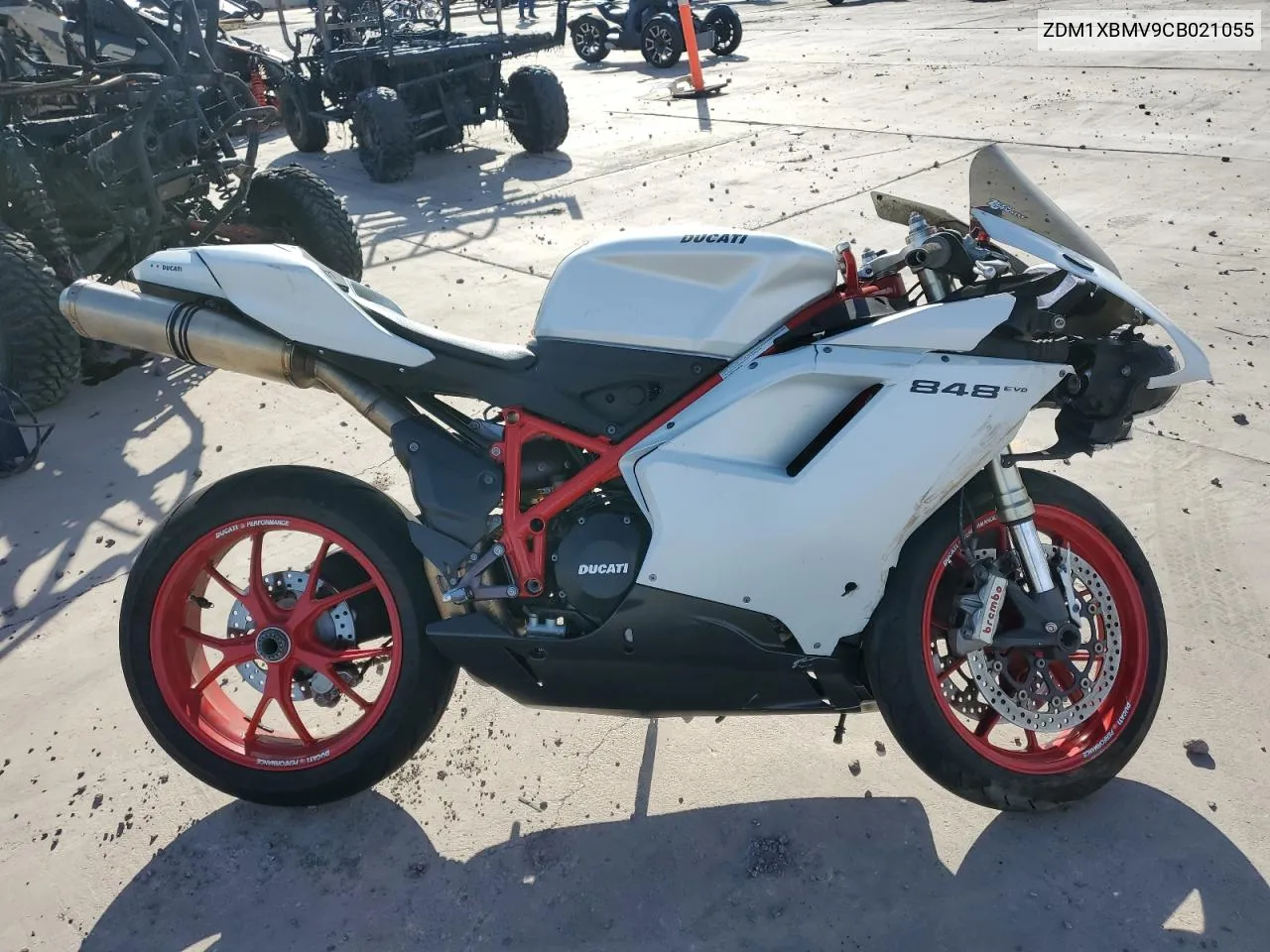 2012 Ducati Superbike 848 VIN: ZDM1XBMV9CB021055 Lot: 78507384