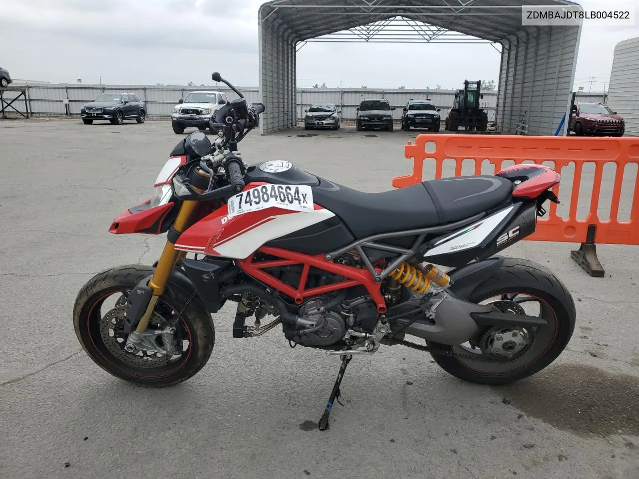 ZDMBAJDT8LB004522 2020 Ducati Hypermotard 950