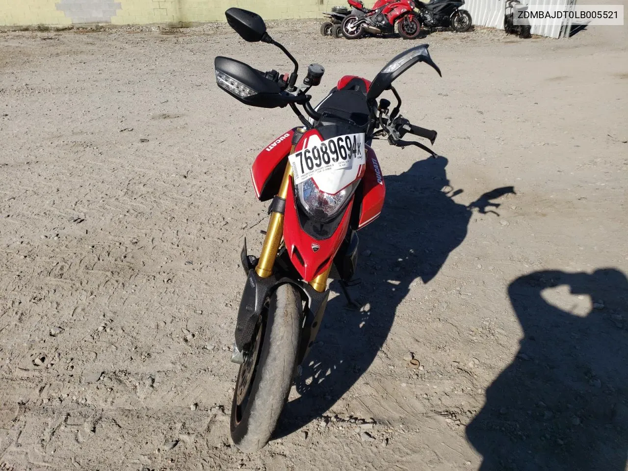 2020 Ducati Hypermotard 950 VIN: ZDMBAJDT0LB005521 Lot: 76989694