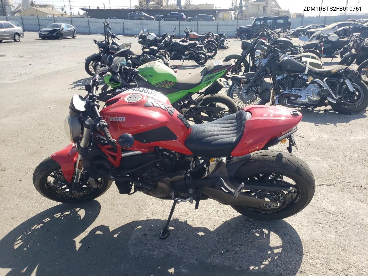 ZDM1RBTS2FB010761 2015 Ducati Monster 821