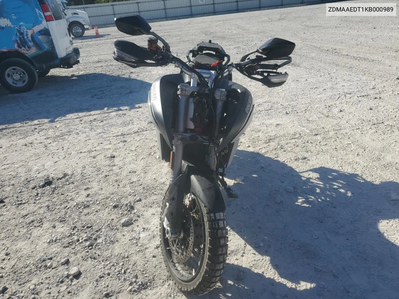 2019 Ducati Multistrada 950 VIN: ZDMAAEDT1KB000989 Lot: 74089554