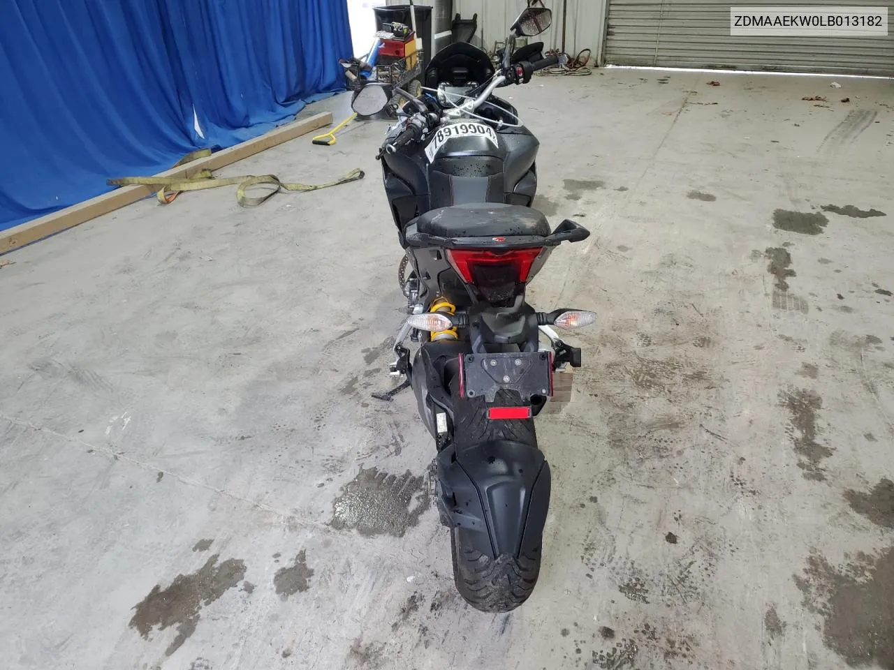 2020 Ducati Multistrada 1260 VIN: ZDMAAEKW0LB013182 Lot: 78919904