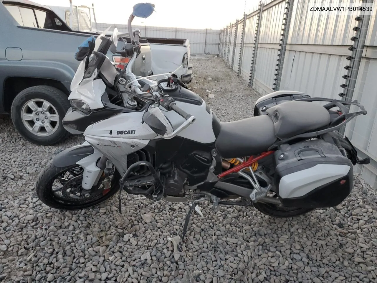 2023 Ducati Multistrada V4 VIN: ZDMAALVW1PB014539 Lot: 75489134