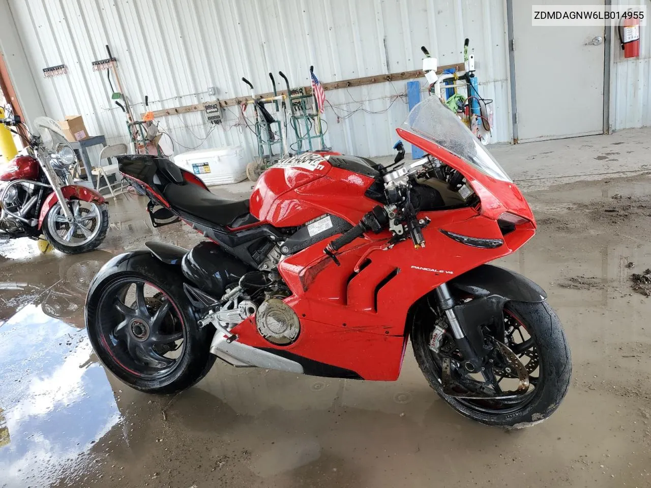 2020 Ducati Panigale V4 VIN: ZDMDAGNW6LB014955 Lot: 71724354