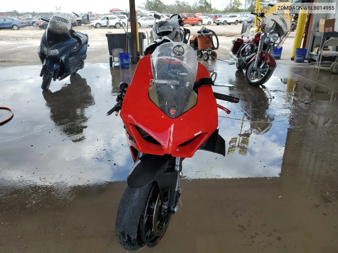 2020 Ducati Panigale V4 VIN: ZDMDAGNW6LB014955 Lot: 71724354