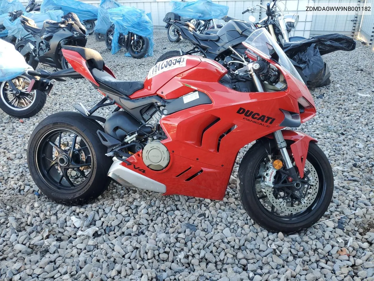 ZDMDAGWW9NB001182 2022 Ducati Panigale V4S