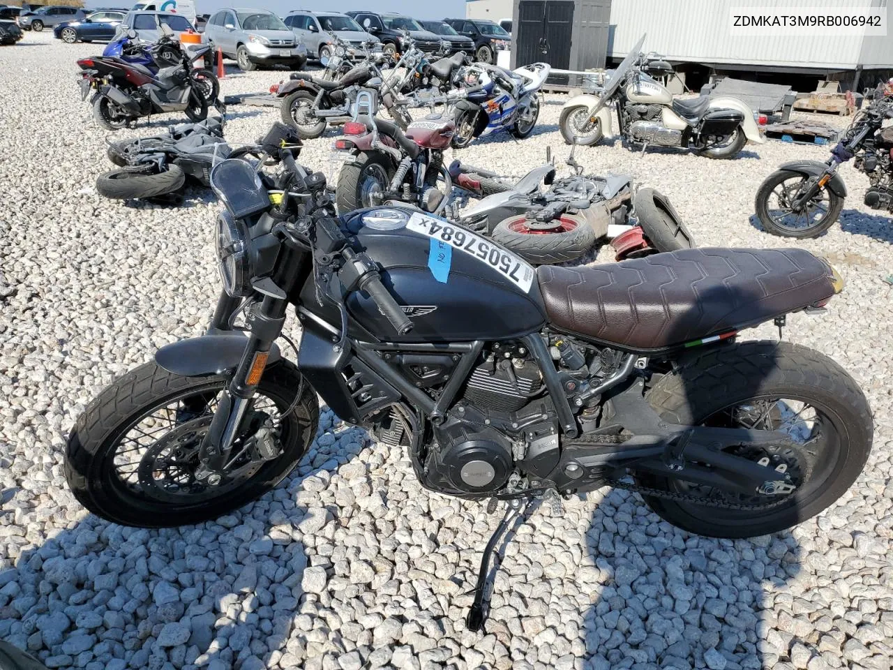 2024 Ducati Scrambler Icon VIN: ZDMKAT3M9RB006942 Lot: 75057684