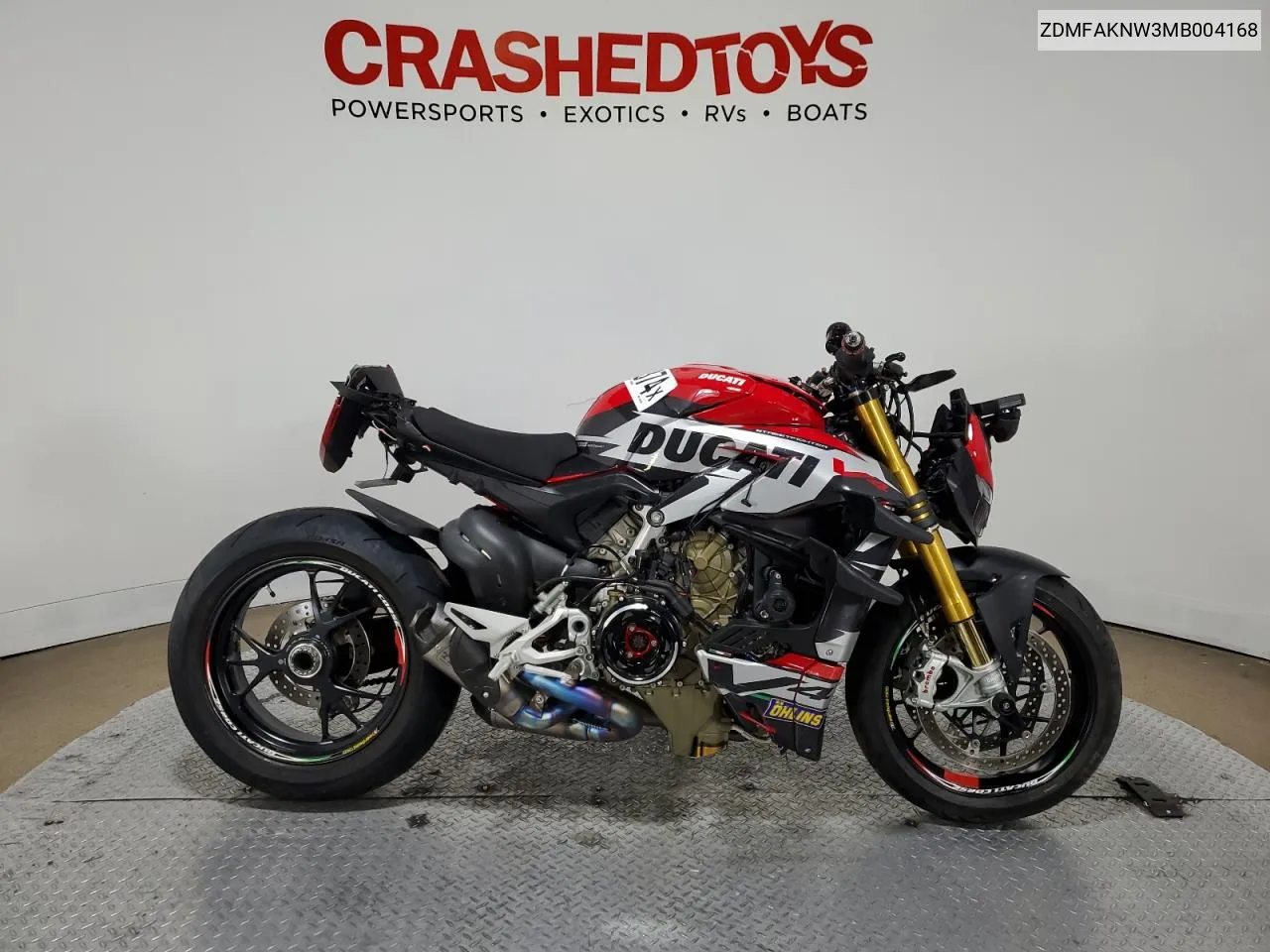 ZDMFAKNW3MB004168 2021 Ducati Streetfighter V4