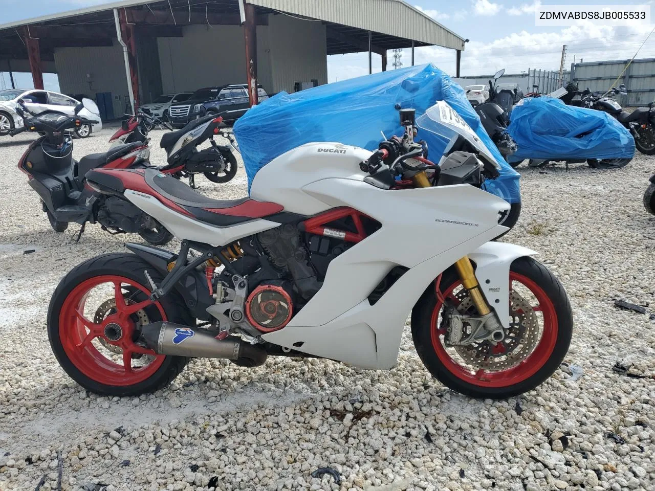 2018 Ducati Supersport VIN: ZDMVABDS8JB005533 Lot: 79944934