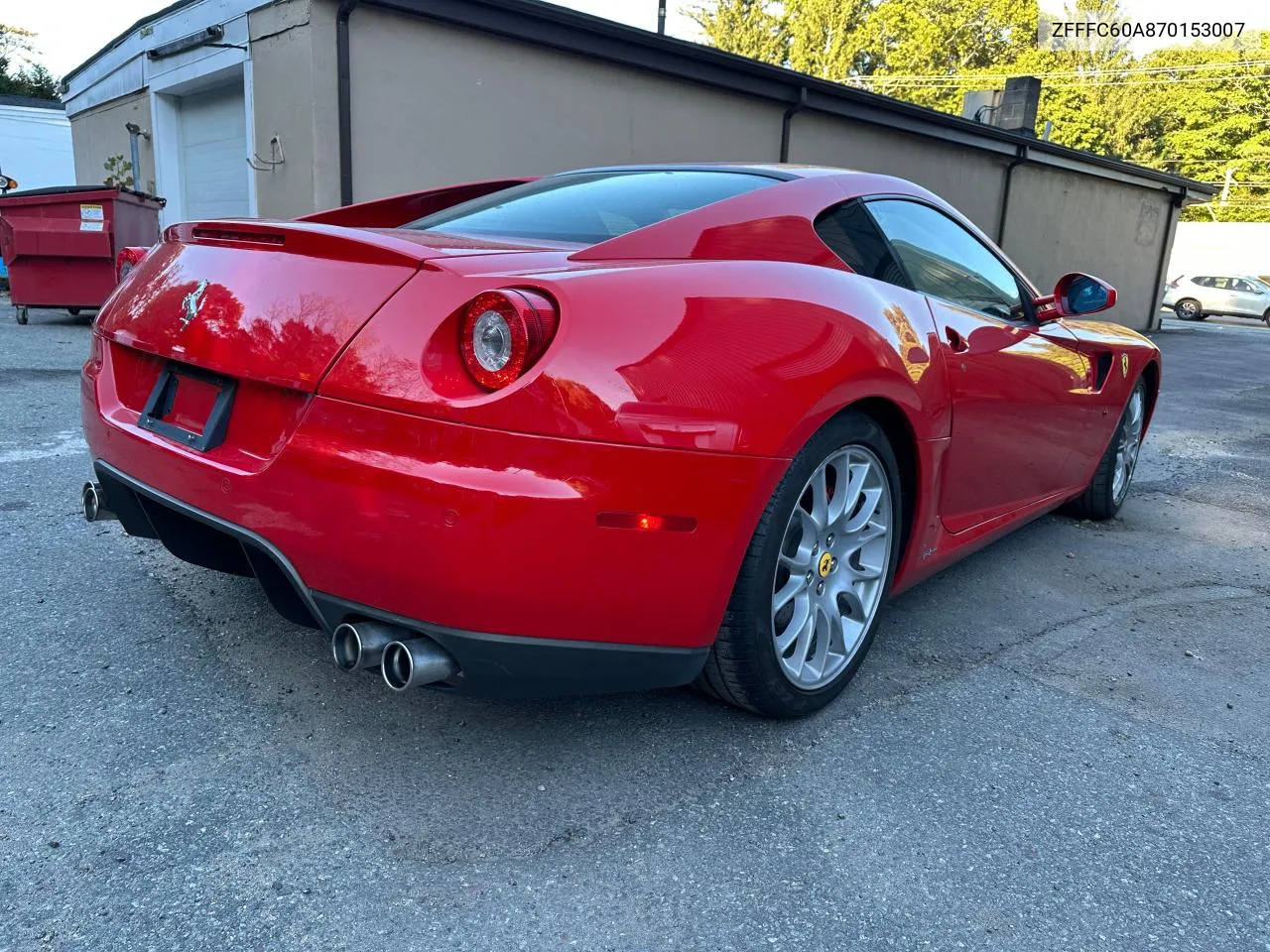 2007 Ferrari 599 Gtb Fiorano VIN: ZFFFC60A870153007 Lot: 75542144