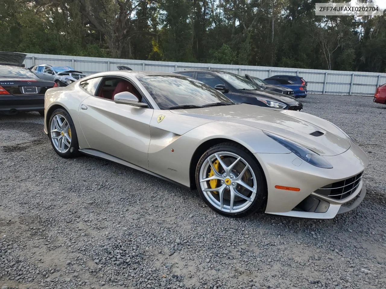 2014 Ferrari F12 Berlinetta VIN: ZFF74UFAXE0202704 Lot: 73676684