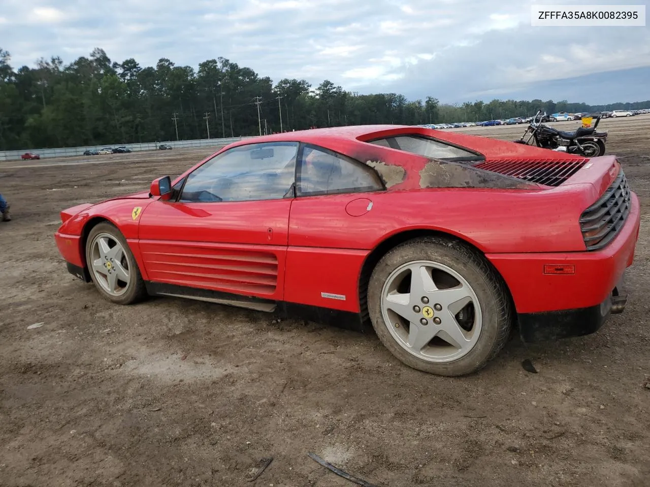 1989 Ferrari 348 VIN: ZFFFA35A8K0082395 Lot: 70818884