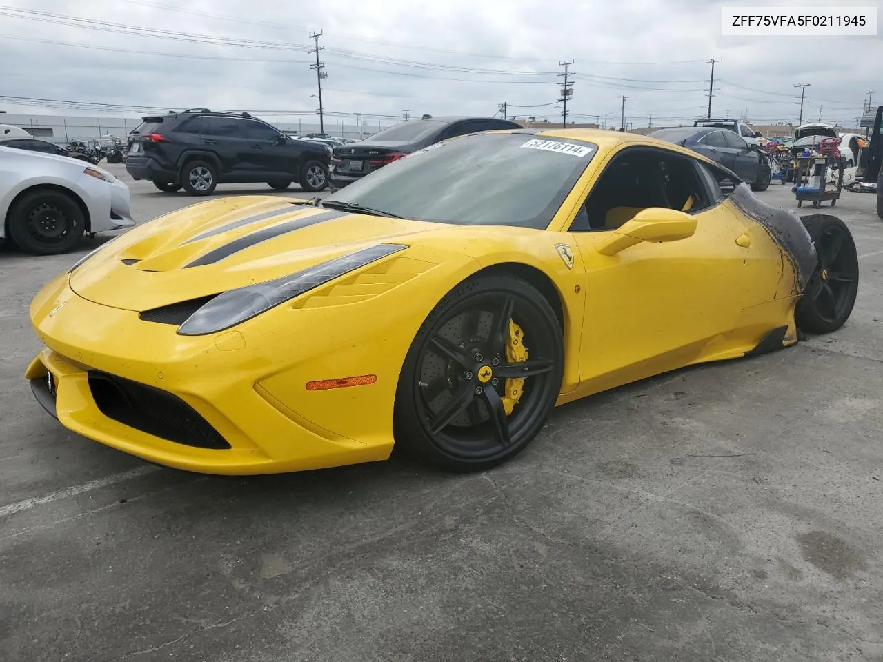 ZFF75VFA5F0211945 2015 Ferrari 458 Speciale