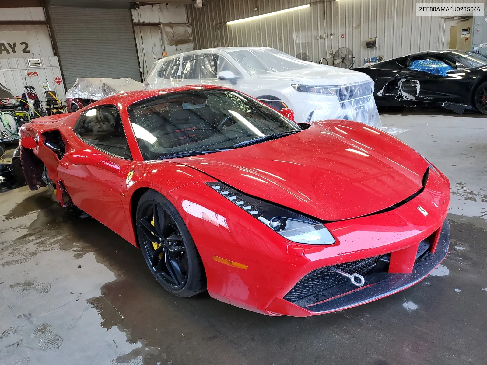 ZFF80AMA4J0235046 2018 Ferrari 488 Spider