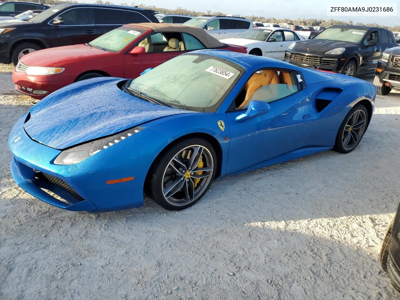 ZFF80AMA9J0231686 2018 Ferrari 488 Spider