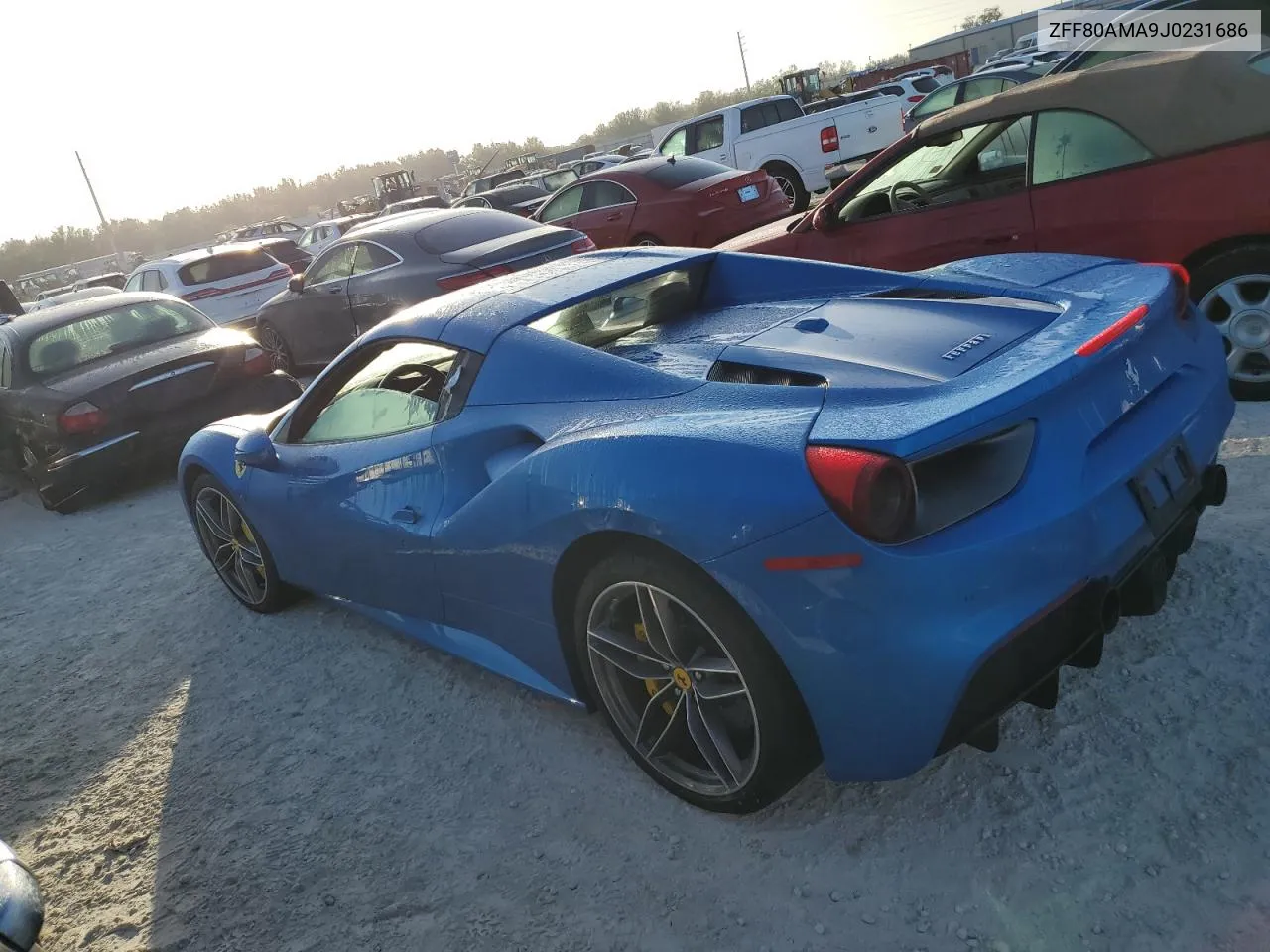 2018 Ferrari 488 Spider VIN: ZFF80AMA9J0231686 Lot: 77623854