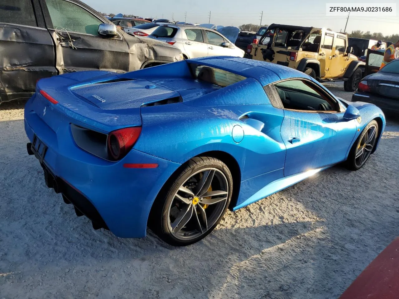 ZFF80AMA9J0231686 2018 Ferrari 488 Spider