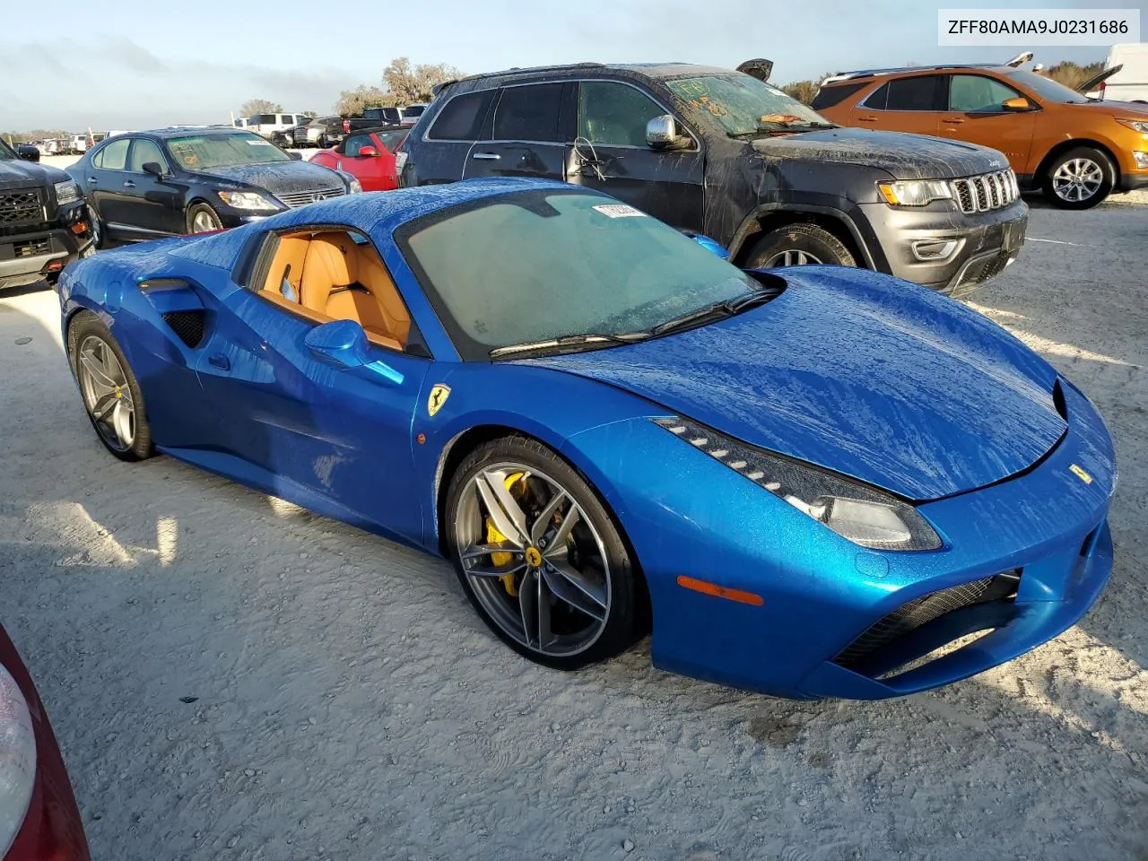 ZFF80AMA9J0231686 2018 Ferrari 488 Spider