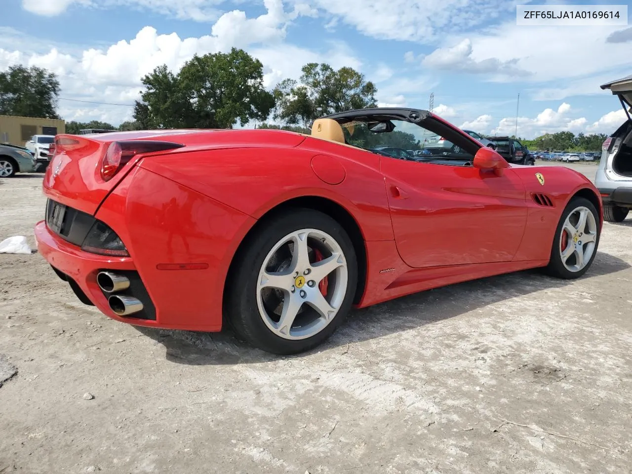 2010 Ferrari California VIN: ZFF65LJA1A0169614 Lot: 74346564