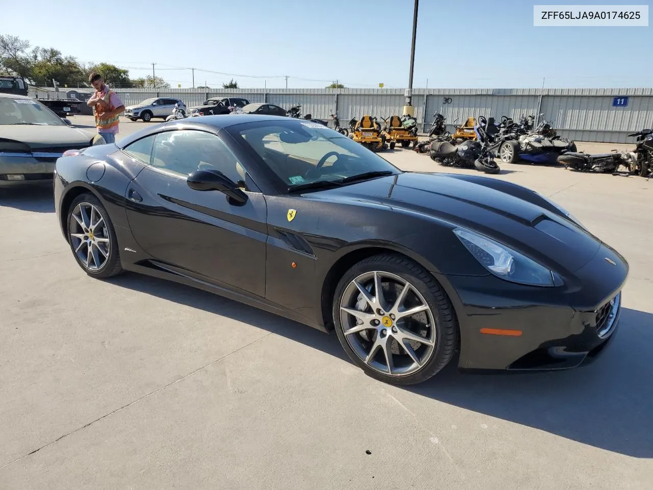 2010 Ferrari California VIN: ZFF65LJA9A0174625 Lot: 77766884