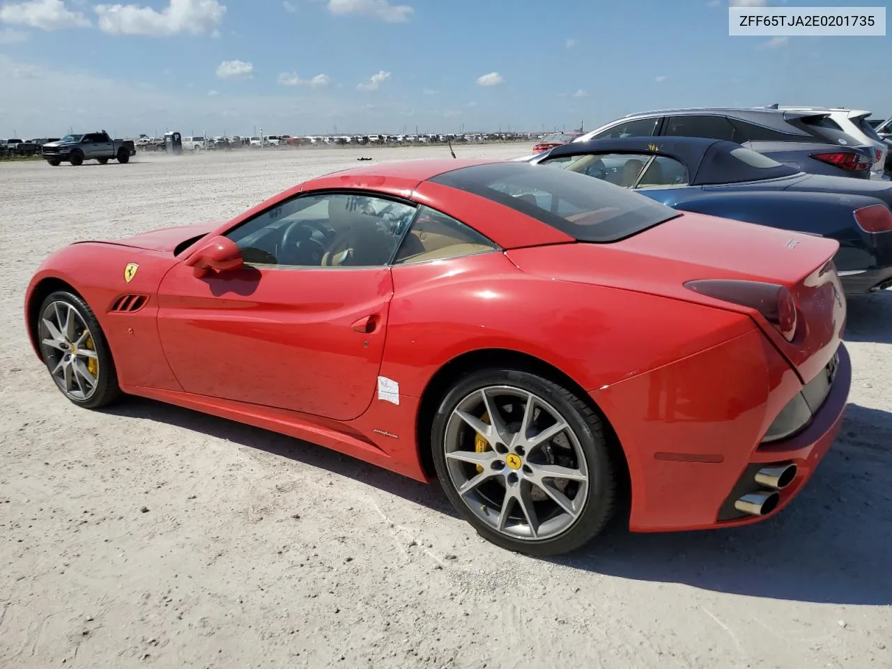 2014 Ferrari California VIN: ZFF65TJA2E0201735 Lot: 75178054