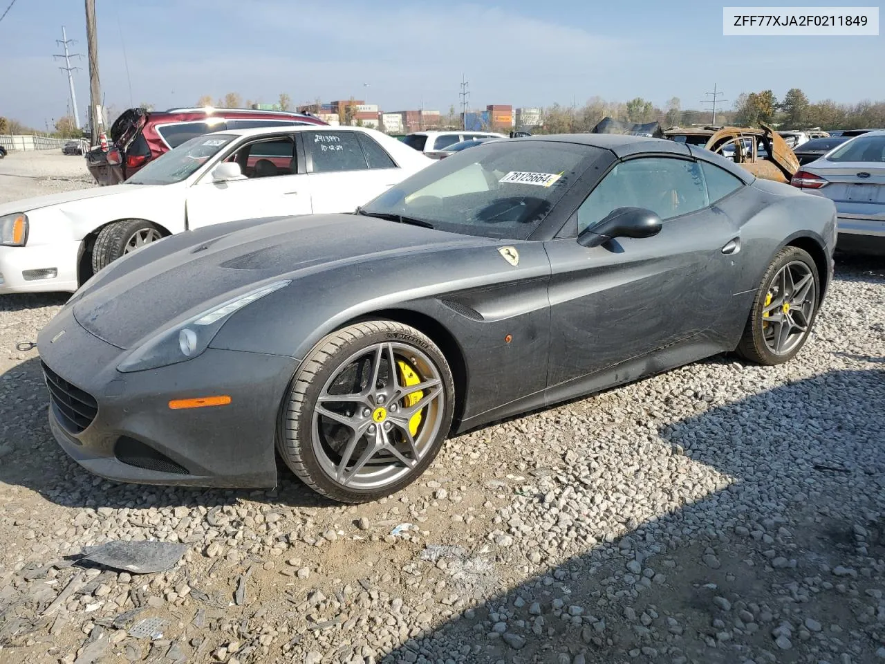 ZFF77XJA2F0211849 2015 Ferrari California T