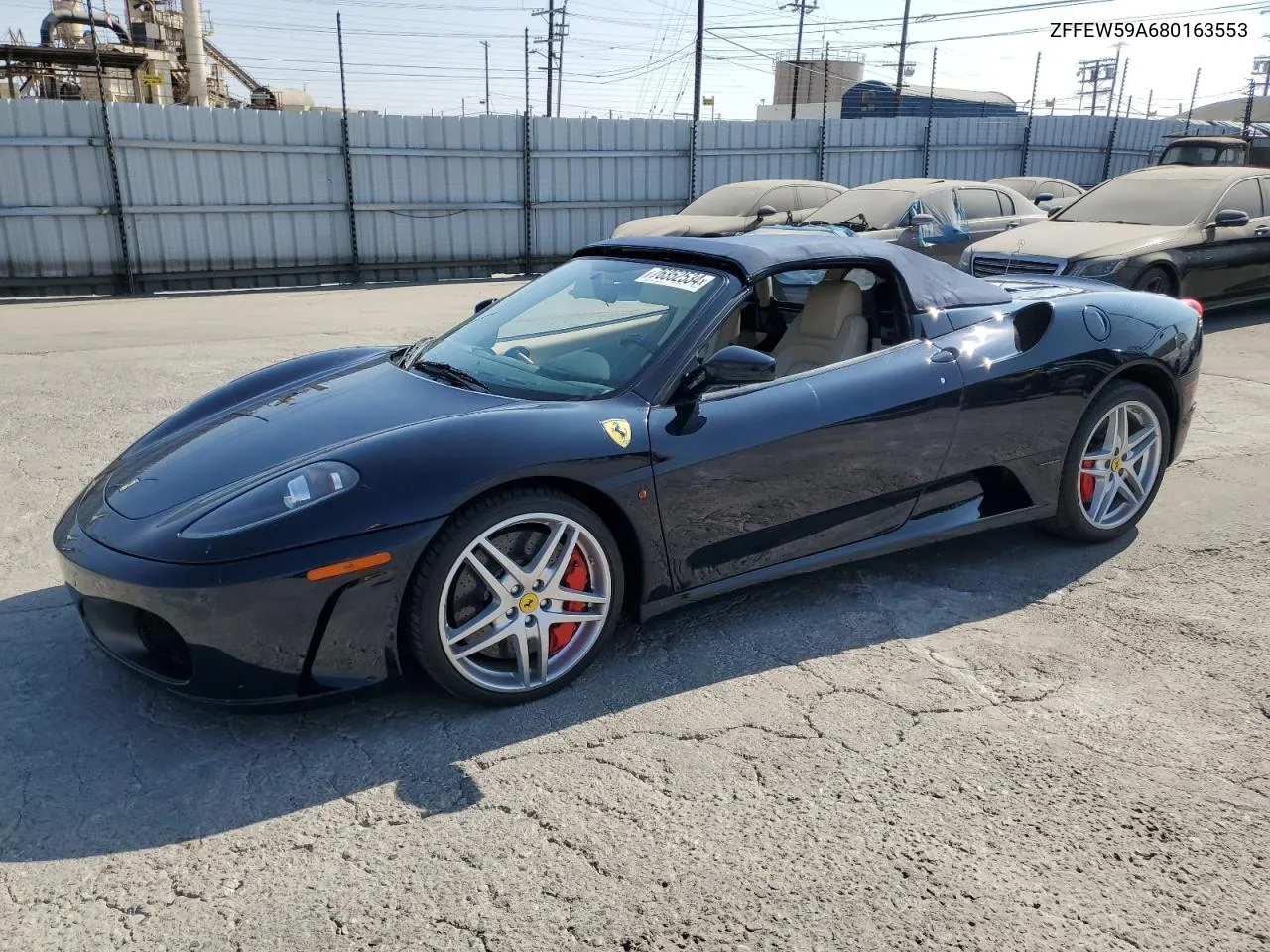 2008 Ferrari F430 Spider VIN: ZFFEW59A680163553 Lot: 76352534