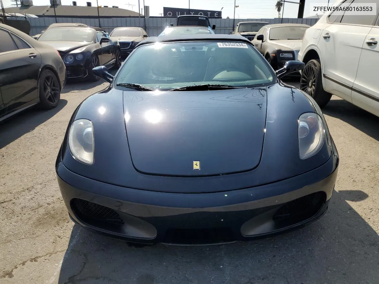 2008 Ferrari F430 Spider VIN: ZFFEW59A680163553 Lot: 76352534