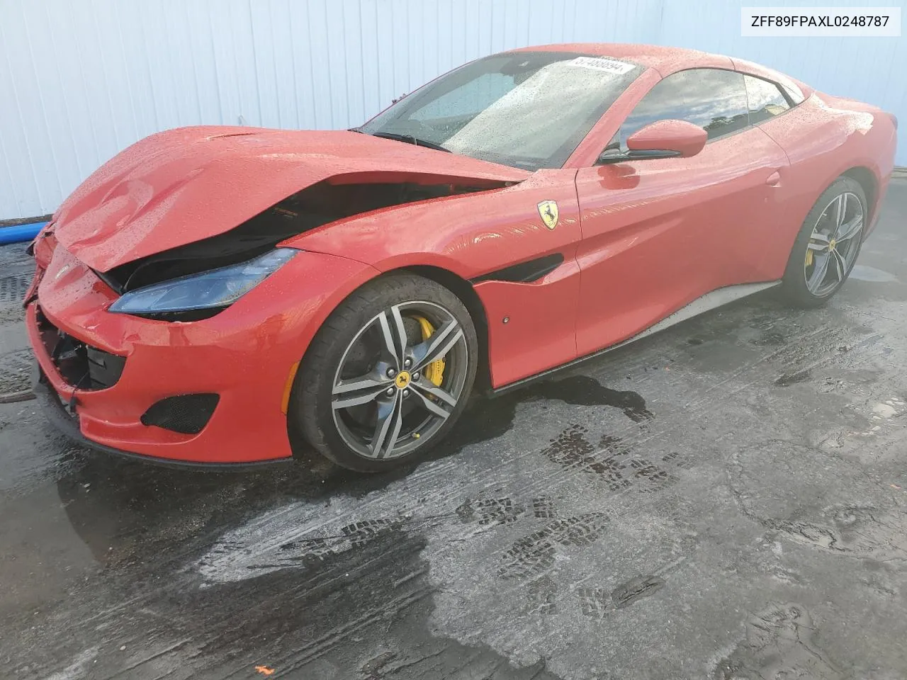 2020 Ferrari Portofino VIN: ZFF89FPAXL0248787 Lot: 57488894