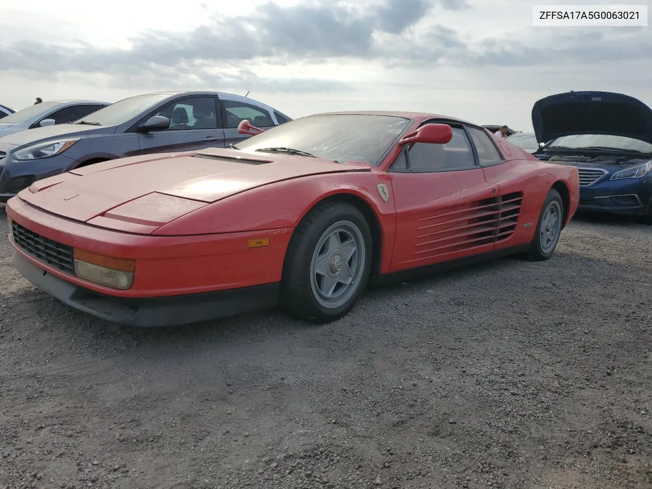 ZFFSA17A5G0063021 1986 Ferrari Testarossa